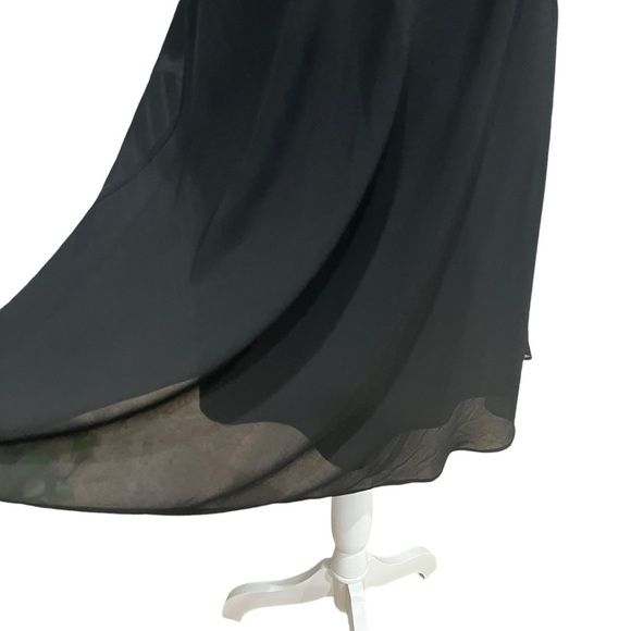 Lauren Ralph Lauren Black Sleeveless Jersey Trapeze Swing Lined‎ Dress -Size 8 - Picture 4 of 15